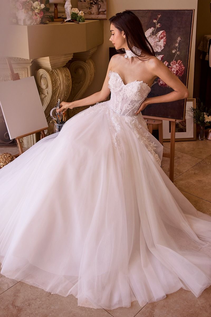 Andrea and Leo WL041 Prom Dress - Off White