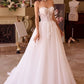 Strapless Sweetheart Neckline Lace & Tulle Bridal Gown by Andrea and Leo WL041 - Special Occasion