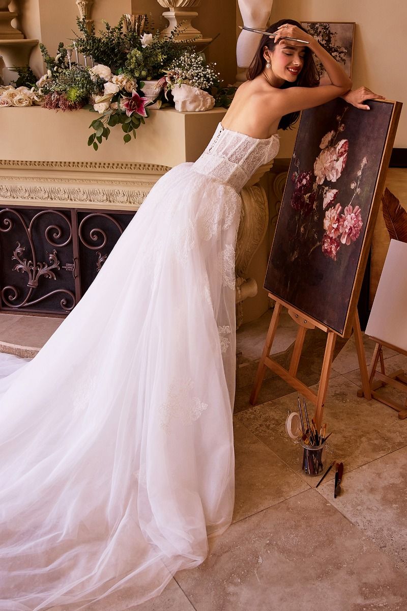 Strapless Sweetheart Neckline Bridal Gown by Andrea & Leo Couture WL044 - Special Occasion