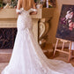 V-Neckline Mermaid Bridal Gown by Andrea and Leo WL051 - Special Occasion