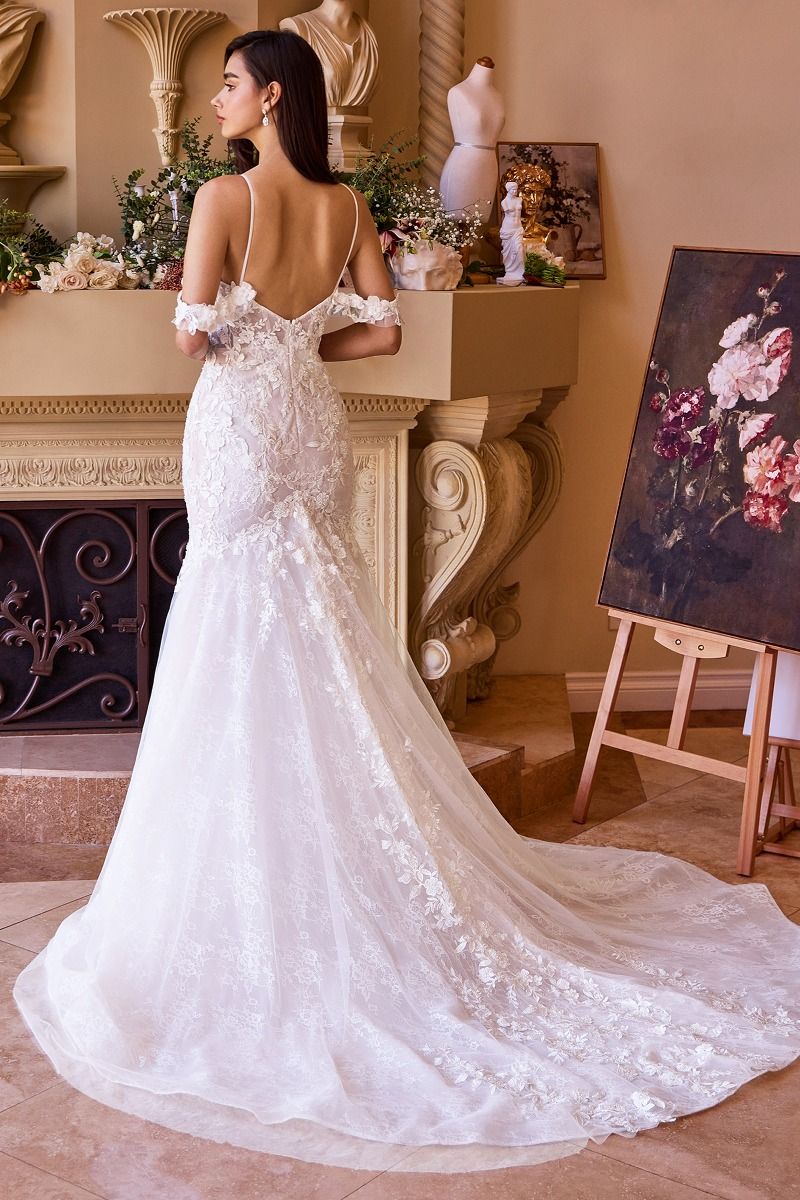 V-Neckline Mermaid Bridal Gown by Andrea and Leo WL051 - Special Occasion