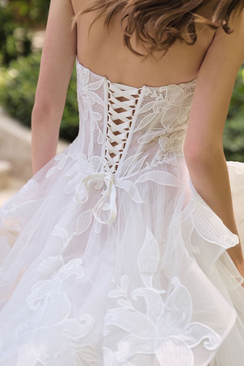 Strapless Sweetheart Neckline Bridal Gown by Andrea & Leo Couture WL059