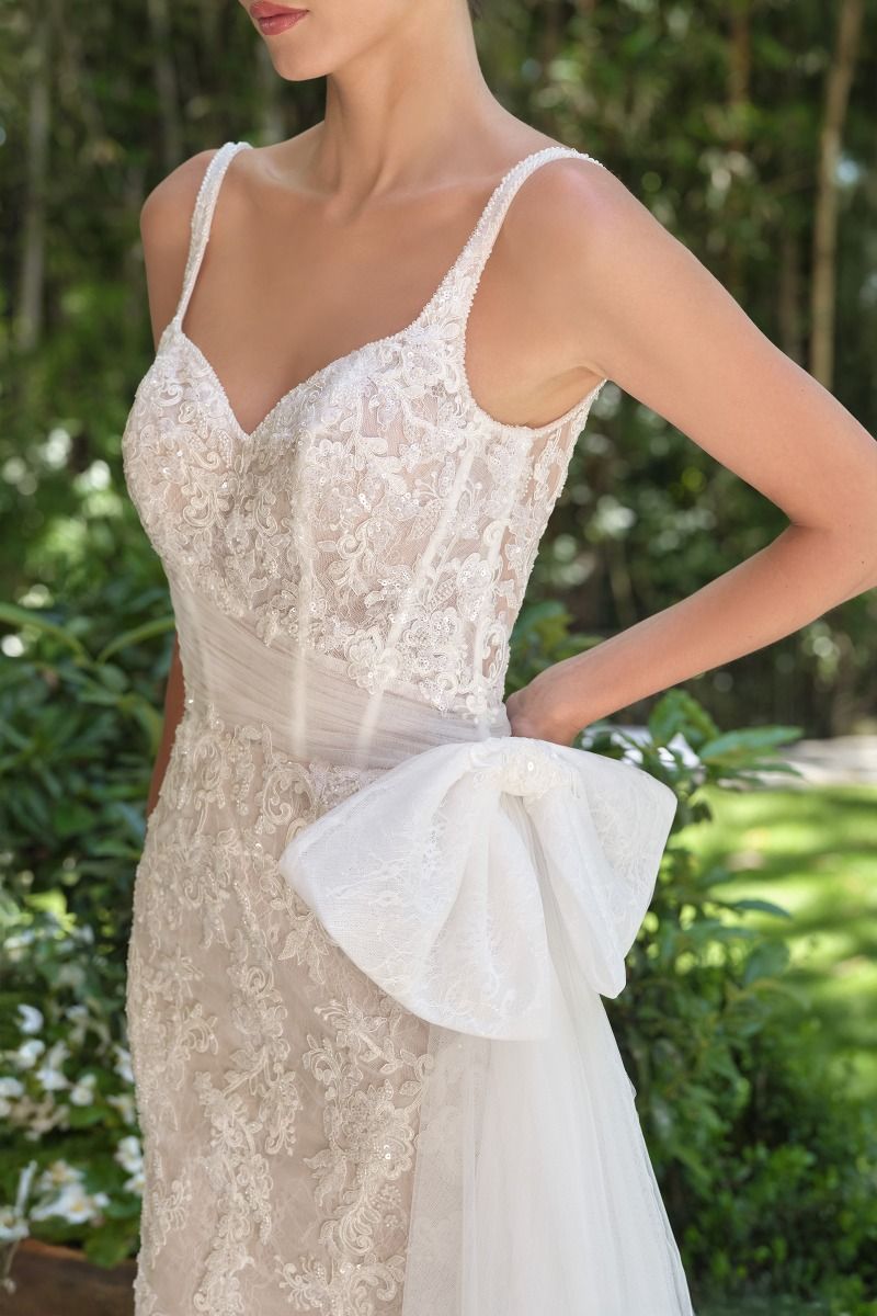 Sweetheart Neckline Mermaid Bridal Gown by Andrea & Leo Couture WL068