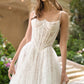 Scoop Neckline A-Line Bridal Gown by Andrea & Leo Couture WL069