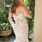 Strapless Corset Bodice Bridal Gown by Andrea & Leo Couture WL072