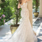 Strapless Corset Bodice Bridal Gown by Andrea & Leo Couture WL072