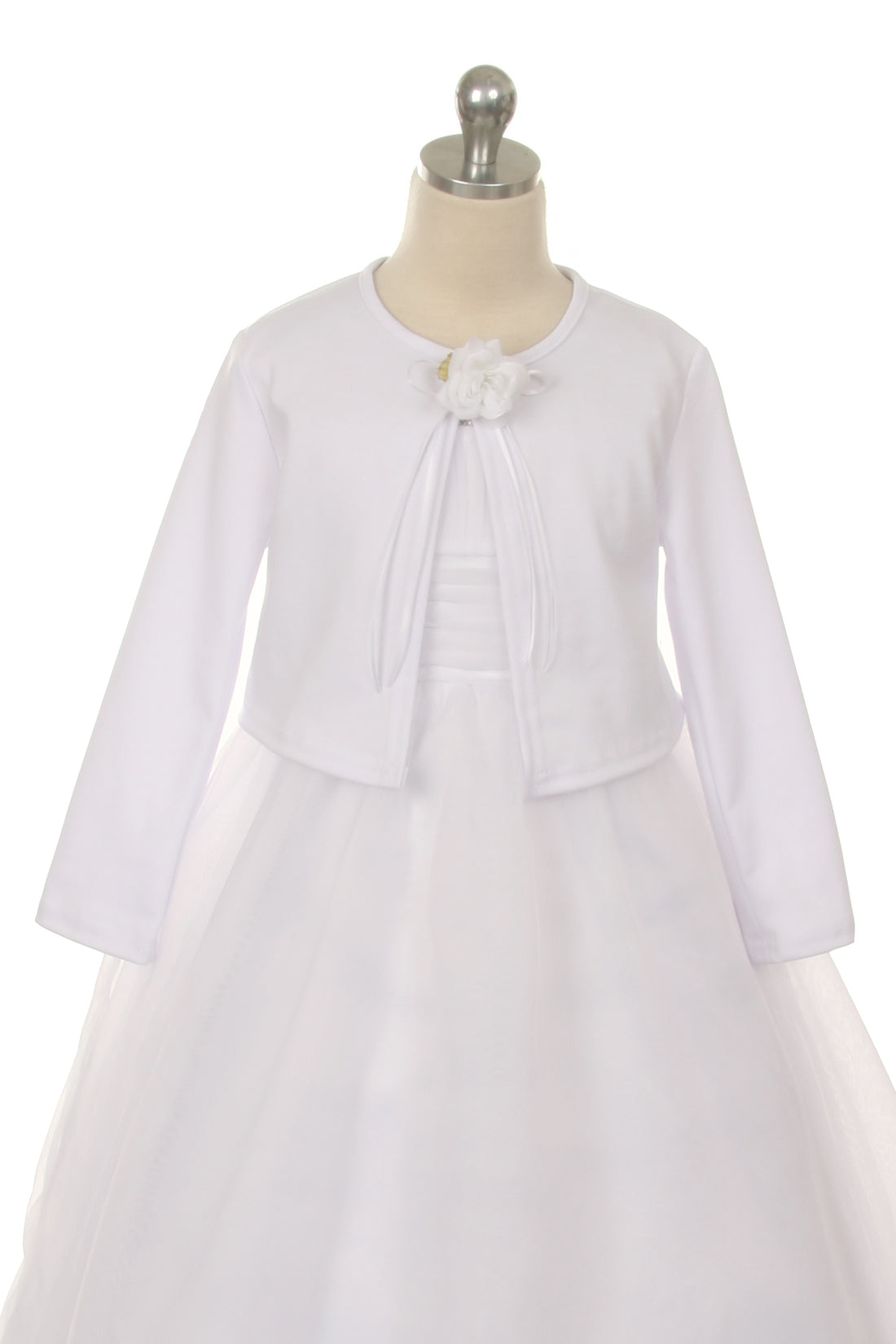 Plain Cardigan Girl Party Dress by AS133 Kids Dream - Girl Formal Dresses
