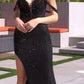 Strapless Sequin Sheath Gown By Ladivine CD290 - Women Evening Formal Gown - Special Occasion/Curves