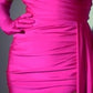 Strapless Satin with Gloves Slit Gown By Ladivine CD886 - Women Evening Formal Gown - Special Occasion/Curves