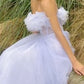 Strapless Tulle Bodice Pearl Ballgown by Andrea & Leo Couture A1199 - Special Occasion