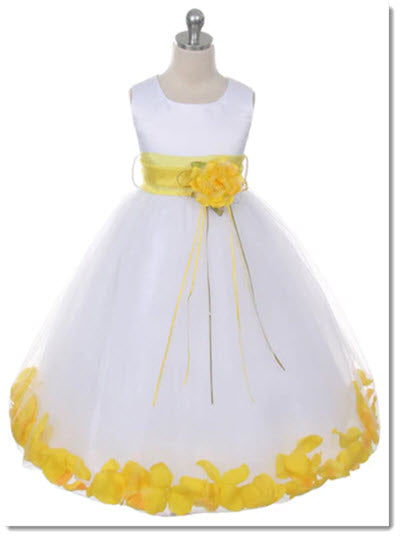 Sequin Top Petal Flower Girl Dress 2of 2 by AS160C Kids Dream - Girl Formal Dresses