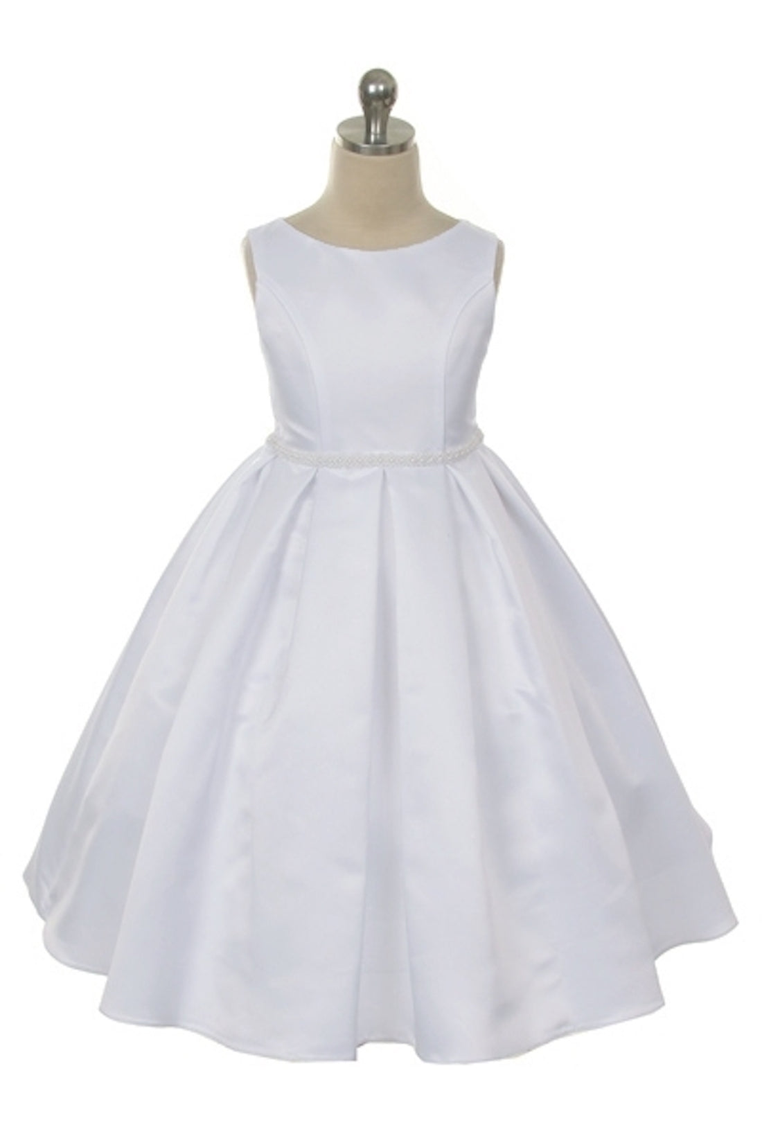 slim fit dress slacks The Organza Dress- Customizable with 17 Sash Colors! – Us Angels main image 1