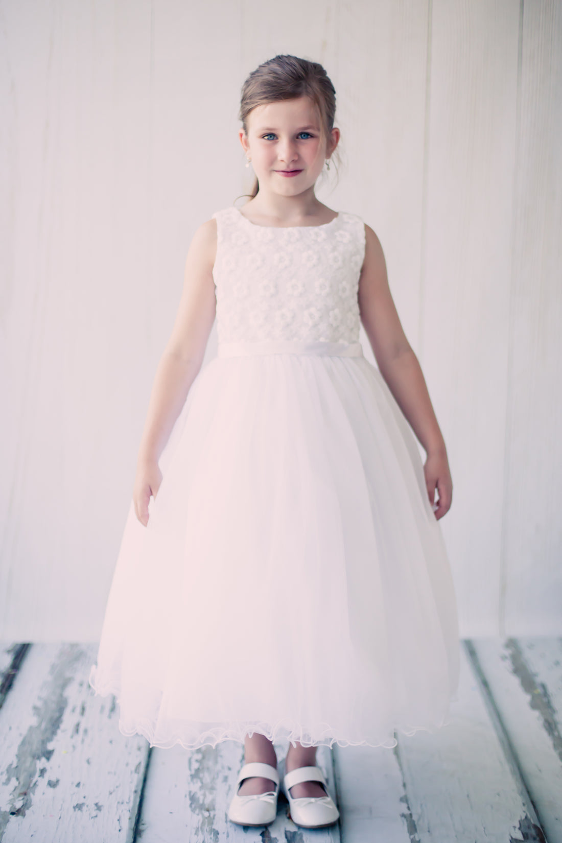 Girl Flower Tulle Dress - AS368 Kids Dream