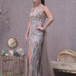Embroidery Sheer Side Mermaid Slit Women Formal Dress by GLS by Gloria - GL3115 - Special Occasion/Curves