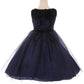 Velvet Rose Patch Girl Party Dress by AS396+ Kids Dream - Girl Formal Dresses