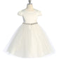 Sleeve Satin Girl Party Dress with Tulle by AS452 Kids Dream - Girl Formal Dresses
