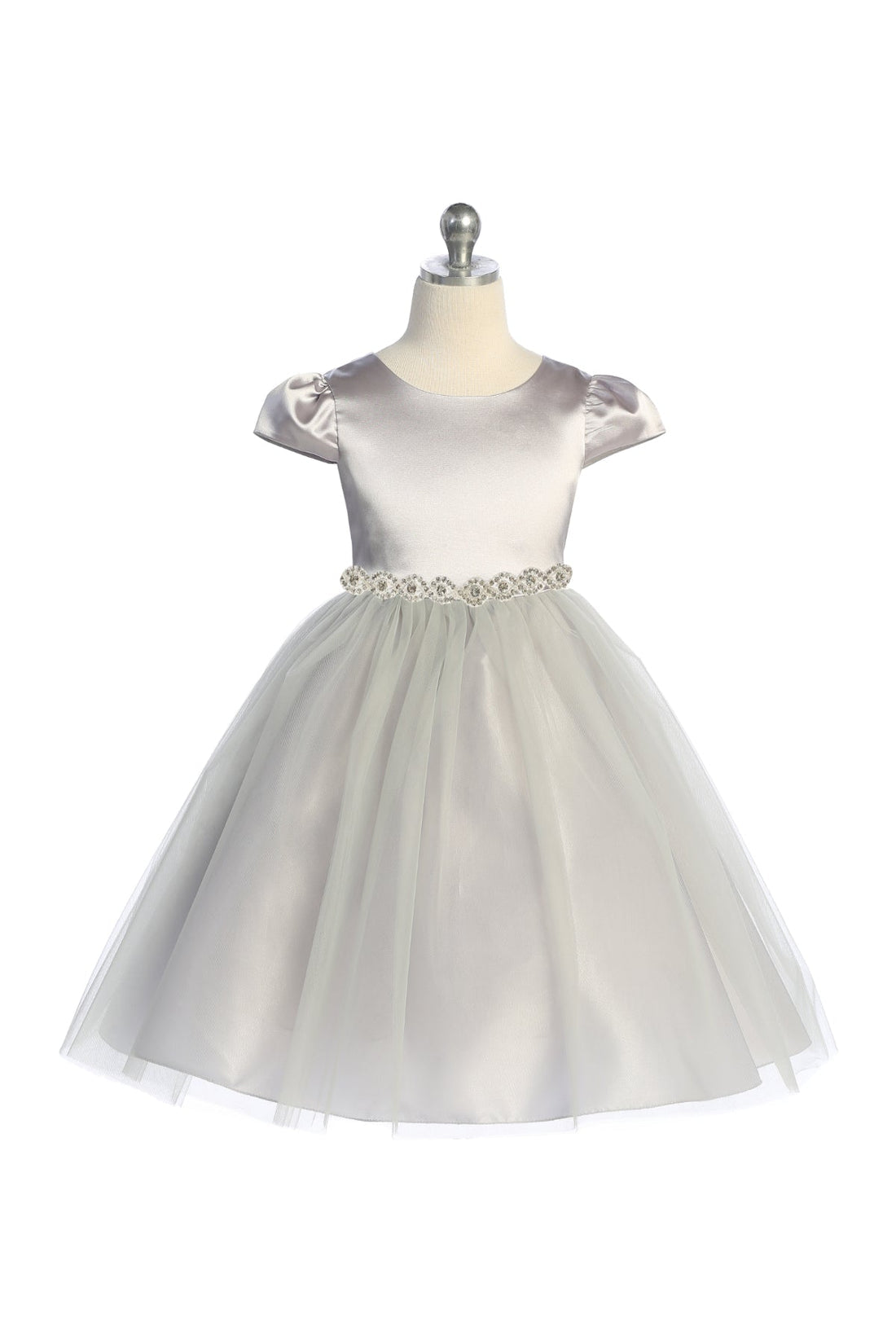 AS452 Kids Dream Girl's Sleeve Party Dress