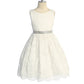 ivory formal/evening girl dress for party and wedding