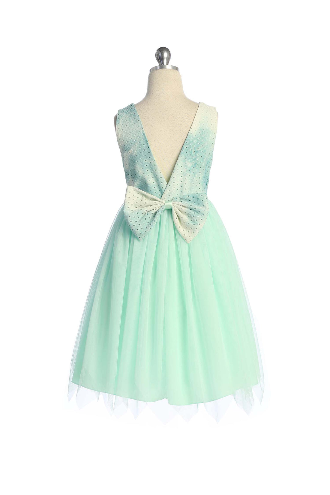 Girl Party Ombre Eyelet Stretch Mesh Dress by AS542 Kids Dream - Girl Formal Dresses 8 / Lavender Girl Party Ombre Eyelet Stretch Mesh Dress by AS542 Kids Dream - Girl Formal Dresses 8 / Lavender