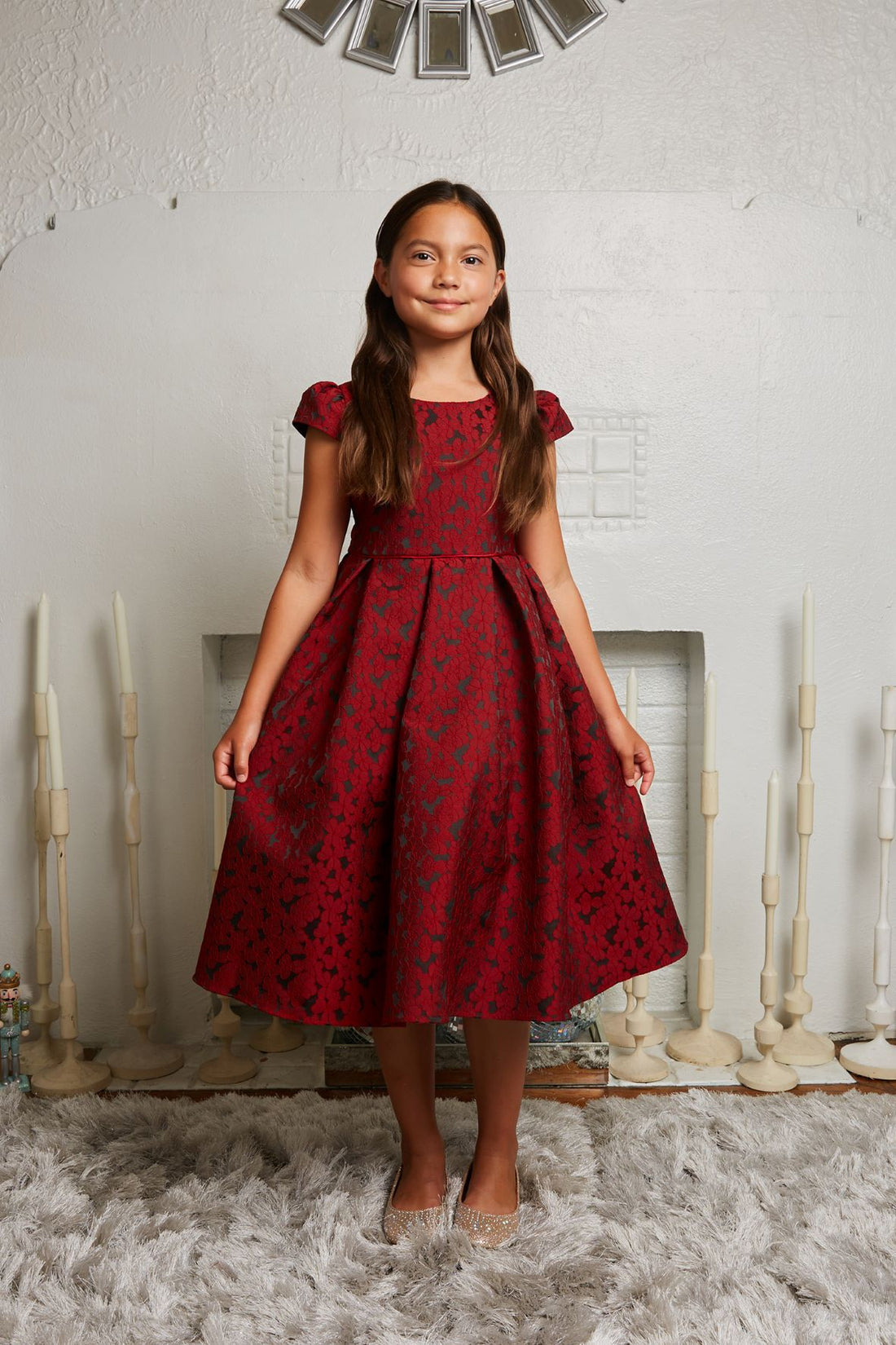 AS548 Kids Dream - Floral Sleeve Dress