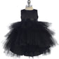 Baby Girl Dress with Ruffled Tulle High-Low Dress by TIPTOP KIDS - AS5658S