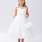Flower Girl Dress - Lace Bodice with Rhinestone and Pearl by TIPTOP KIDS - AS5746