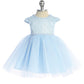 Baby Dress with Lace Applique Bodice Sequin by TIPTOP KIDS - AS5785S