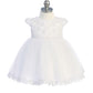 Baby Dress with Lace Applique Bodice Sequin by TIPTOP KIDS - AS5785S