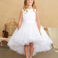 Flower Girl Veritical Beaded Pattern Dress by TIPTOP KIDS - AS5837
