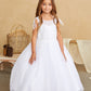 Flowergirl Sequin Applique with Shoulder Accent Dress by TIPTOP KIDS - AS5839