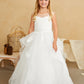 Flower Girl Gorgeous Lace Bodice Tulle Layered Dress by TIPTOP KIDS - AS5850