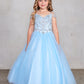 Off Shoulder Beaded Bodice Girl Pageant/Mini Quince Dress by TIPTOP KIDS - AS7021