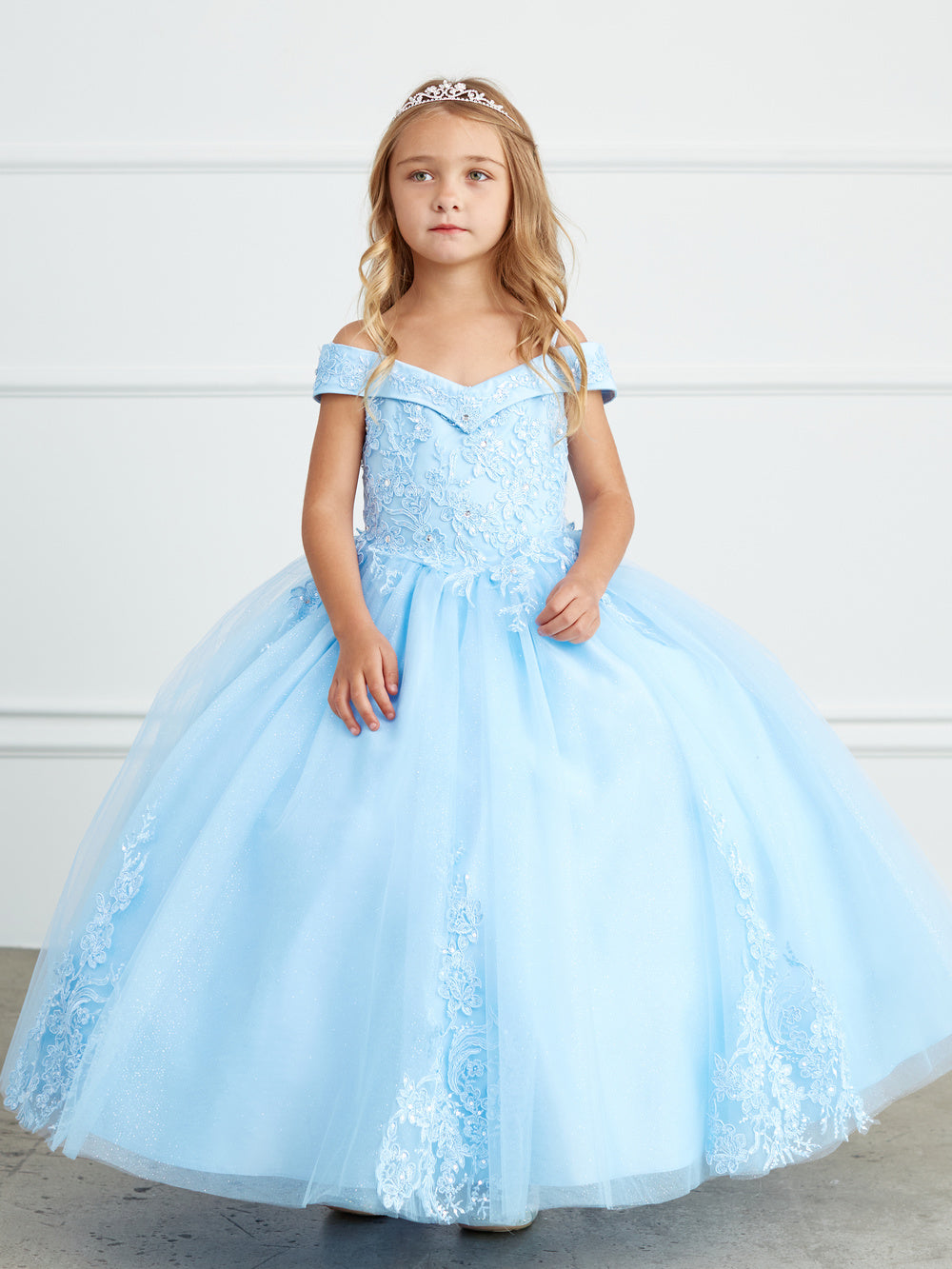 Mini quinceanera dresses top for toddlers