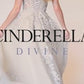 A-line dress with embellished Gown by Cinderella Divine C20 - Special Occasion/Curves