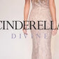 Lace Fitted Sheath Gown by Cinderella Divine HT074 - Special Occasion