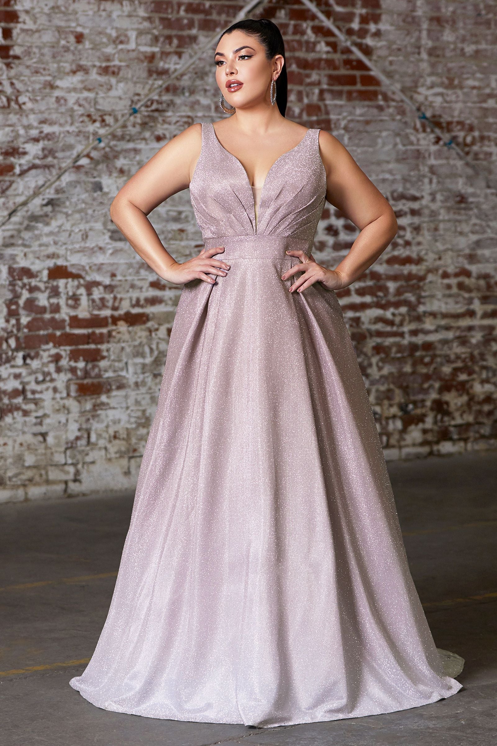 Plus Size Cinderella Prom Dress