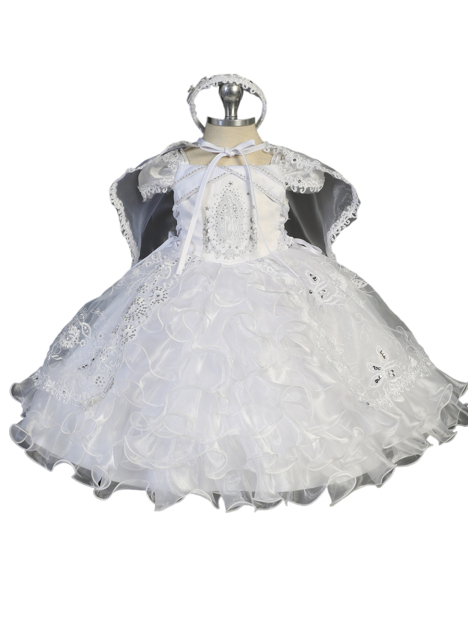 Flower Girl  Layered Organza Skirt Dress by TIPTOP KIDS - AS2299