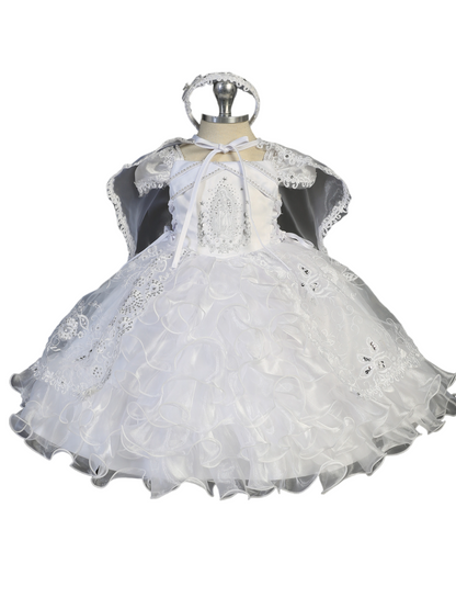 Flower Girl  Layered Organza Skirt Dress by TIPTOP KIDS - AS2299