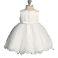 Baby Dress Illusion Neckline Bodice Dress by TIPTOP KIDS - AS2381