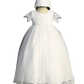Flower Girl Lace Applique Beautiful Short Sleeve Dress by TIPTOP KIDS - AS2400
