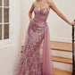 Amethyst_1 Embellished Strapless Gown J845 - Women Evening Formal Gown - Special Occasion