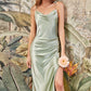 Cinderella Divine - BD103 Slim Fit Satin Midi/Short Dress