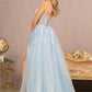 Baby-blue_1 Embroidery Strapless A-Line Slit Women Formal Dress - GL3153 - Special Occasion-Curves
