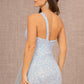 Baby Blue_3 Sequin Glitter Asymmetric Mermaid Women Formal Dress - GL3133 - Special Occasion-Curves