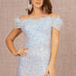 Baby Blue_3 Sequin Off Shoulder Mermaid Slit Gown GL3164 - Women Formal Dress - Special Occasion-Curves