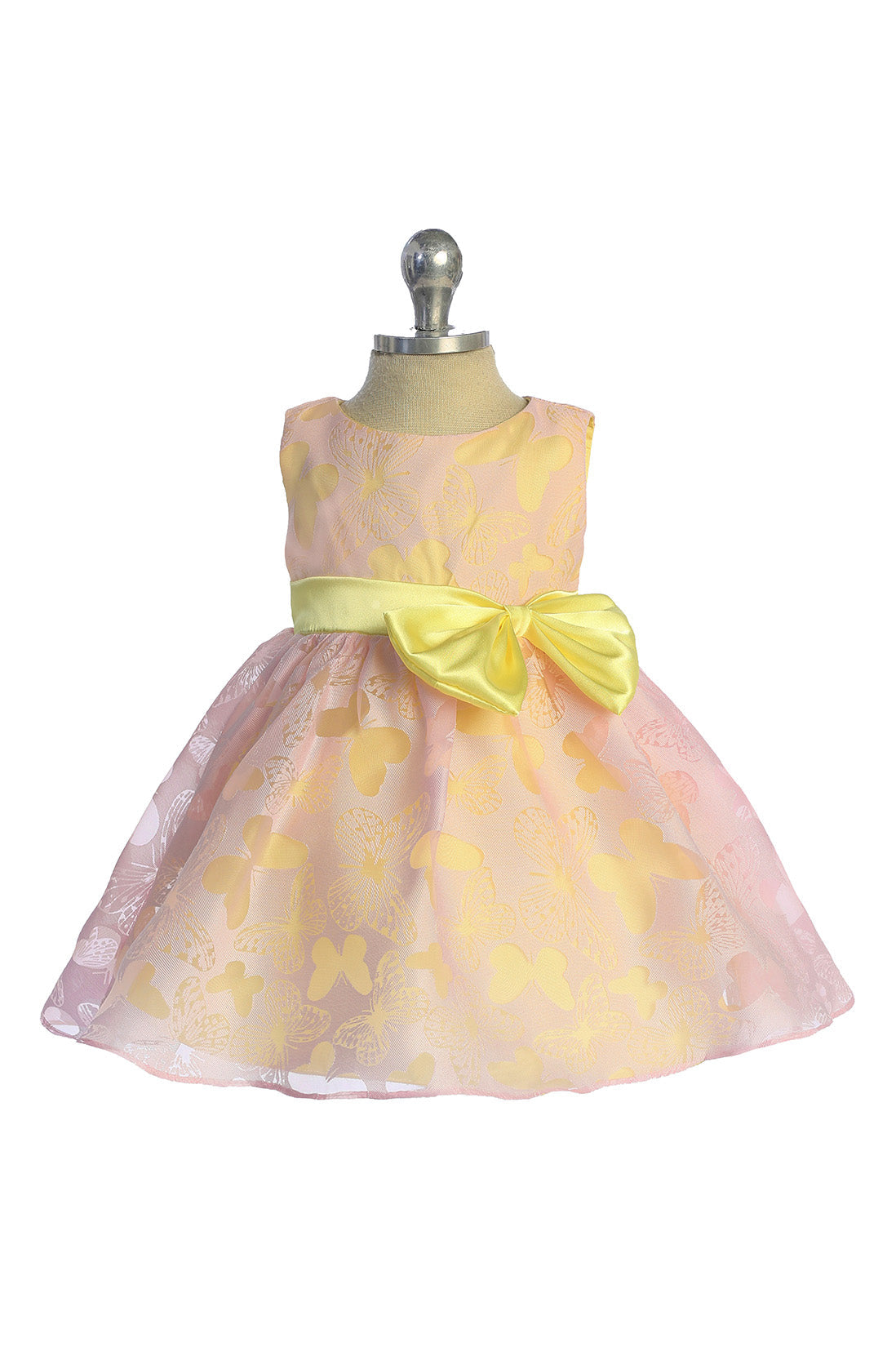 Baby Girl Butterfly Burnout Organza Party Dress - AS382B Kids Dream