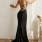 Black Mermaid Butterfly Motif Bust Gown CM330 - Women Evening Formal Gown - Special Occasion