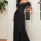 Black Off The Shoulder Glitter Gown CD878 - Women Evening Formal Gown - Special Occasion