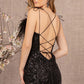 Black_3 Sequin Sweetheart Trumpet Dress GL3117 - Women Formal Dress - Special Occasion-Curves