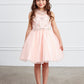 Blush Girl Dress with Short Choker Style - AS7037